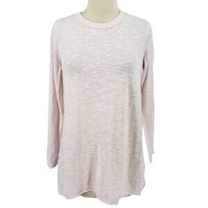 Eileen Fisher Organic Linen Sweater – Light Pink – Size XS